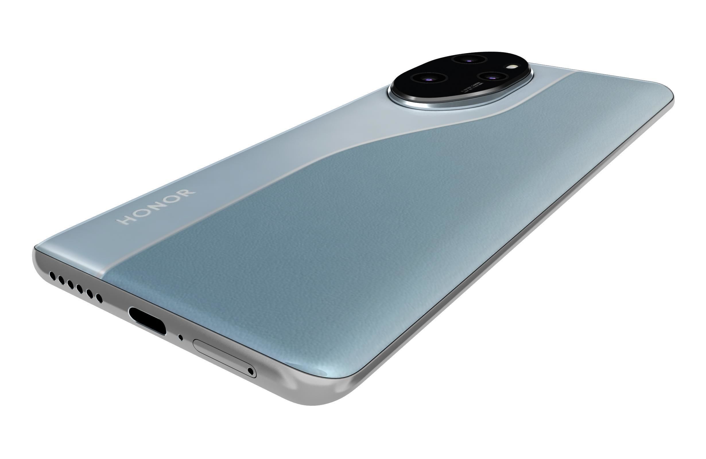 Honor 100 Pro Blue 3D model_15