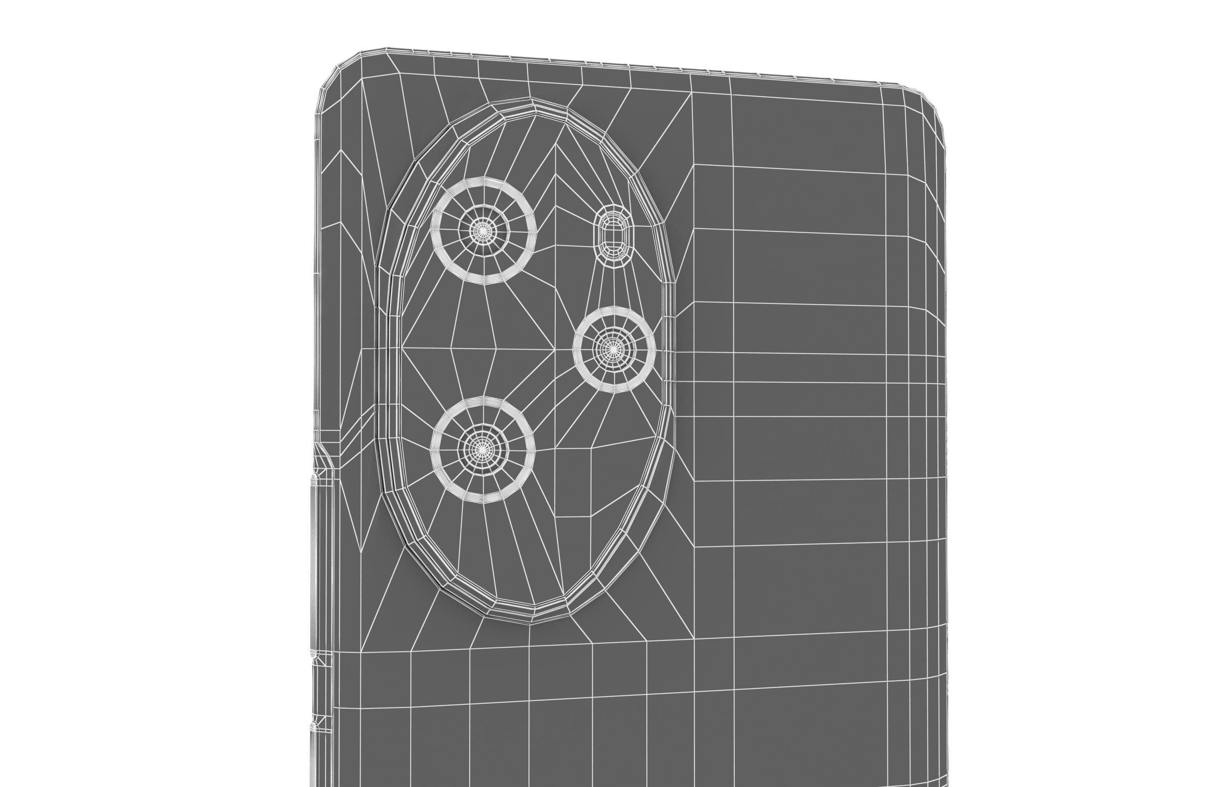 Honor 100 Pro Blue 3D model_21