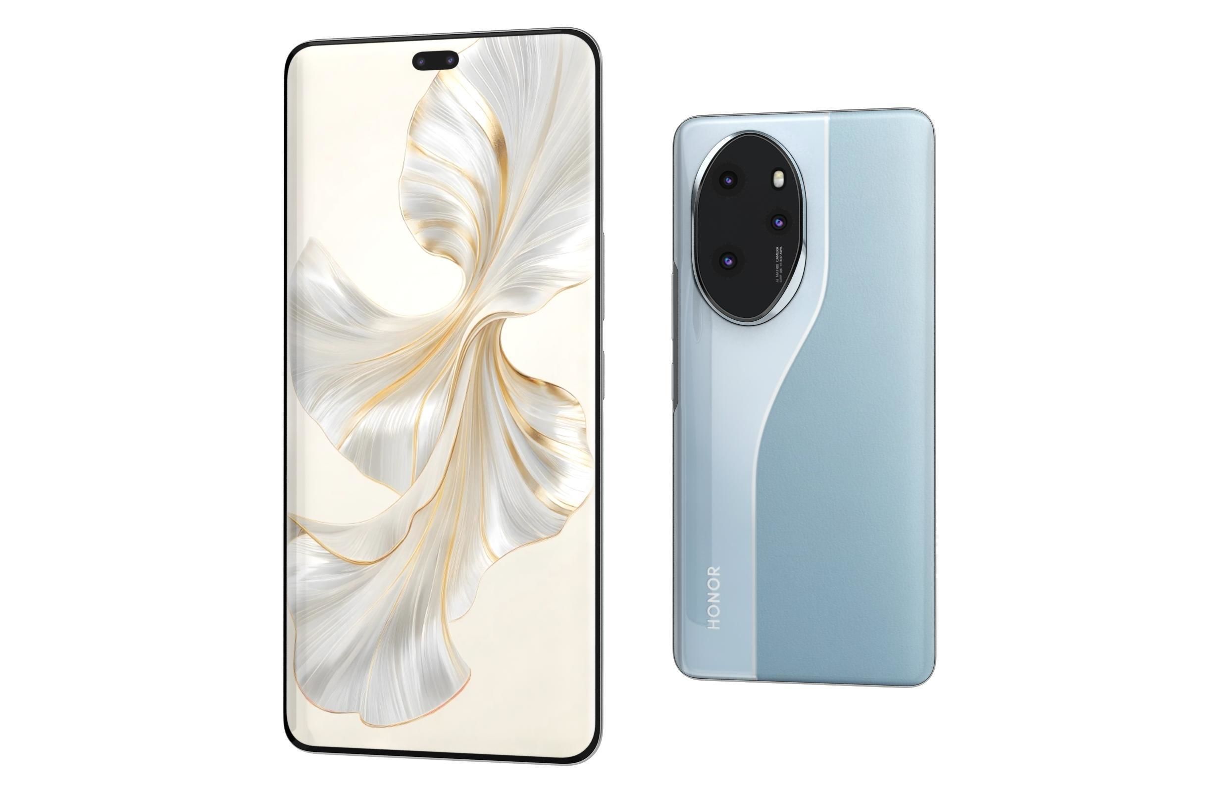 Honor 100 Pro Blue 3D model_6