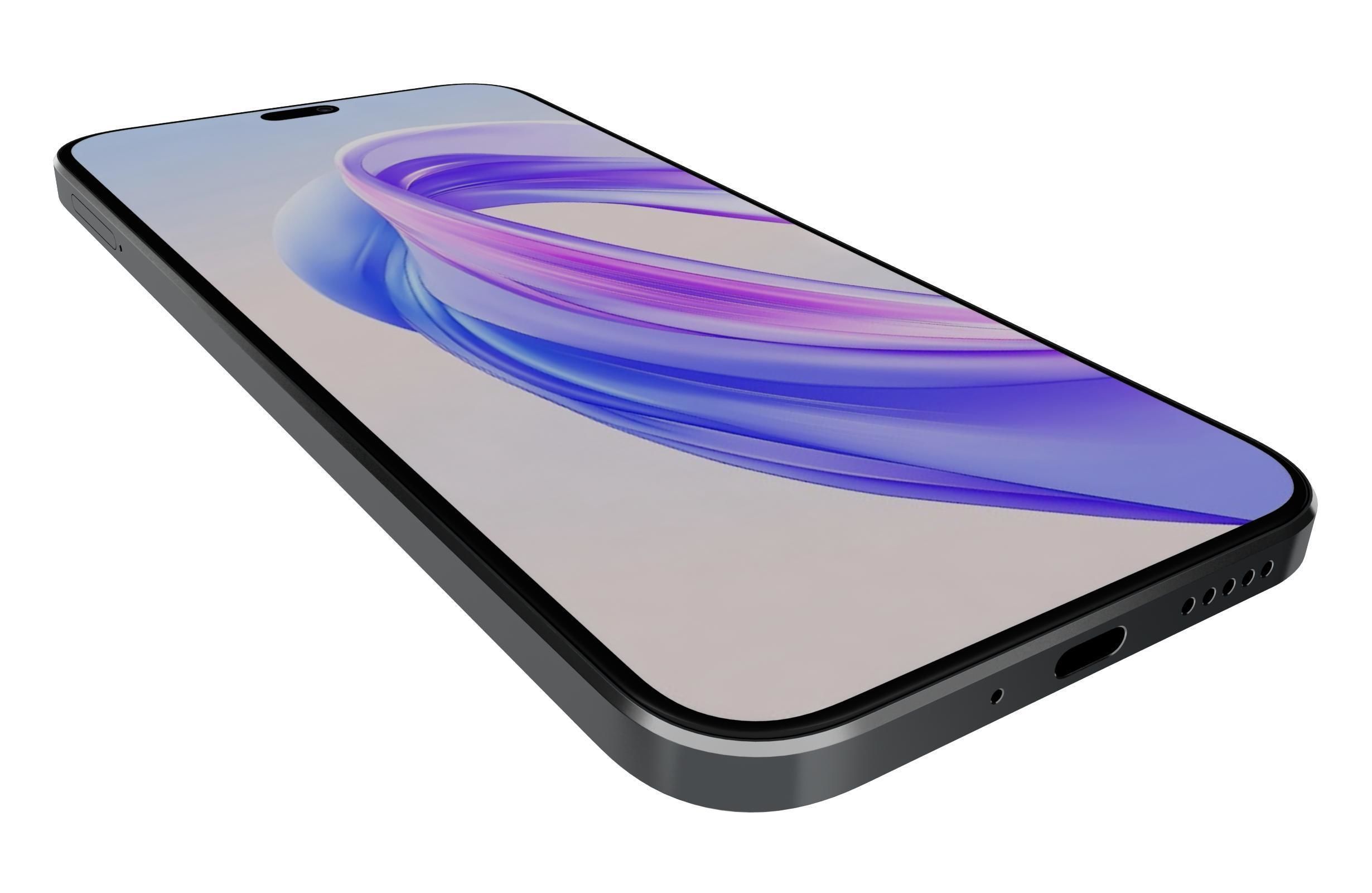 Honor X50i Plus Black 3D model_12