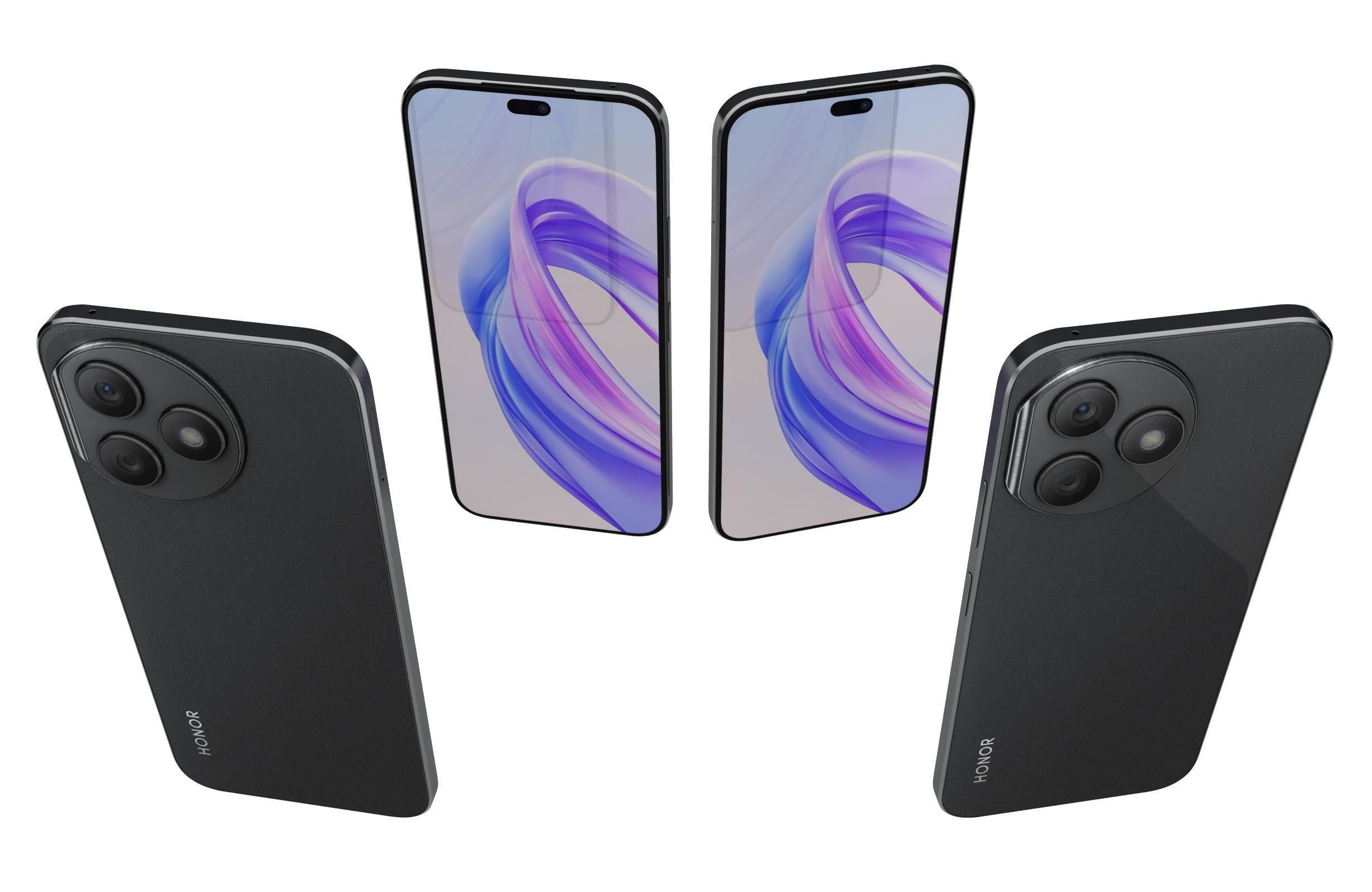 Honor X50i Plus Black 3D model_7