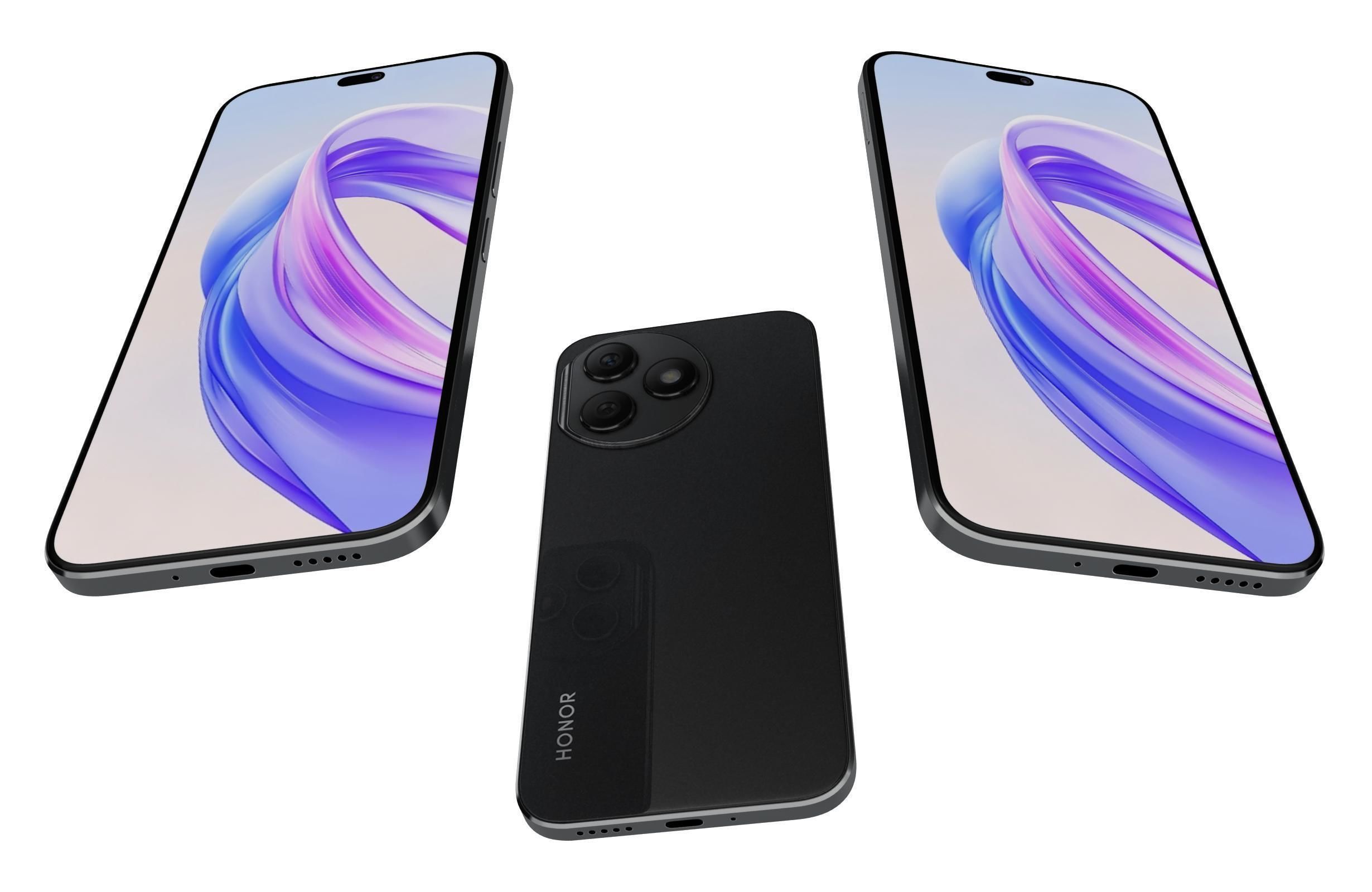 Honor X50i Plus Black 3D model_2