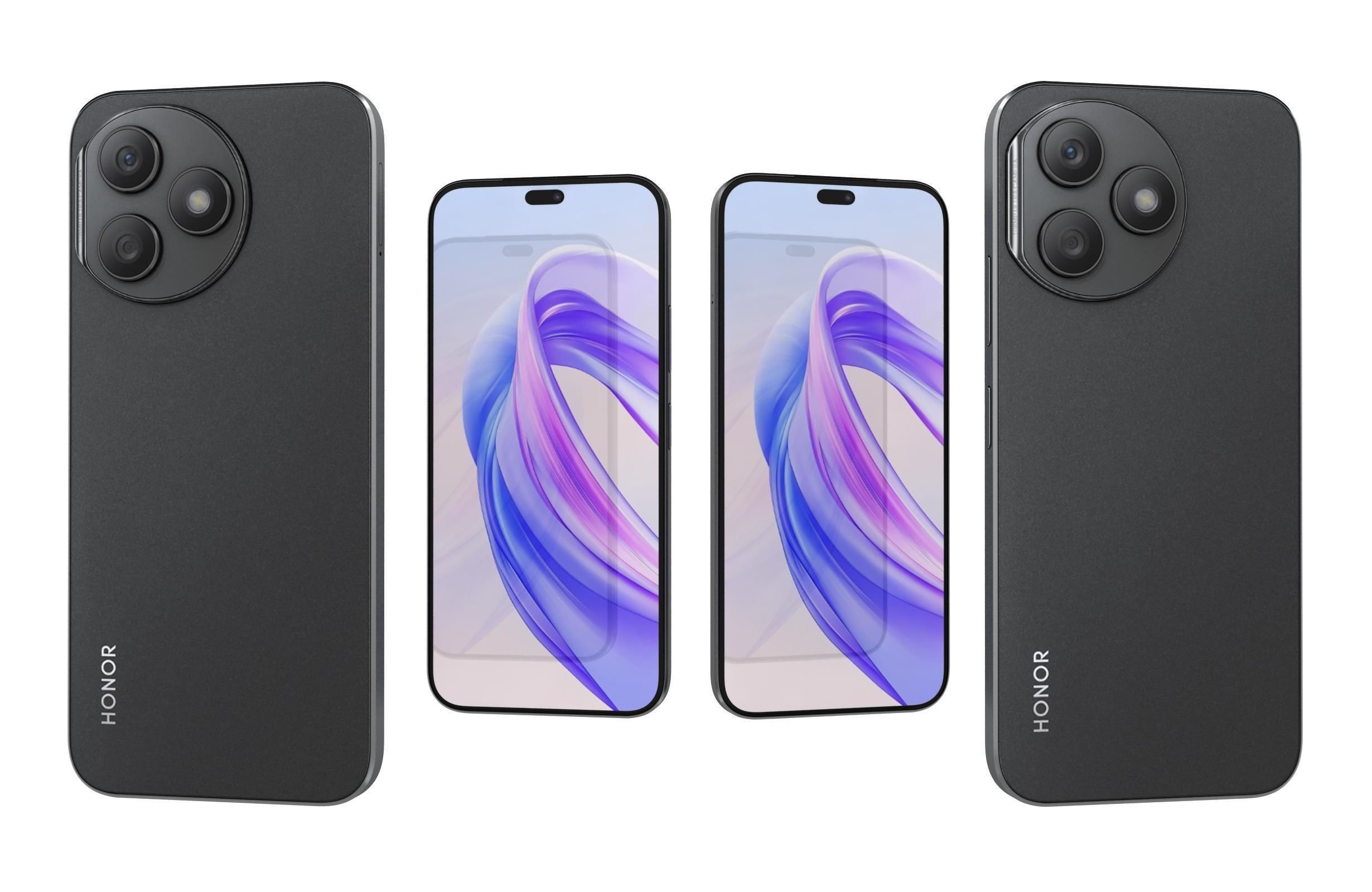 Honor X50i Plus Black 3D model_3