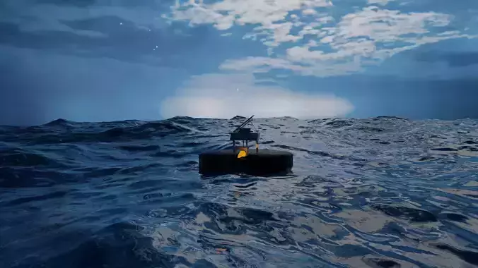 Ocean Piano Free 3D model