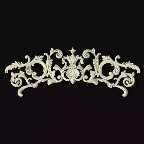 Central decor ornament for furniture