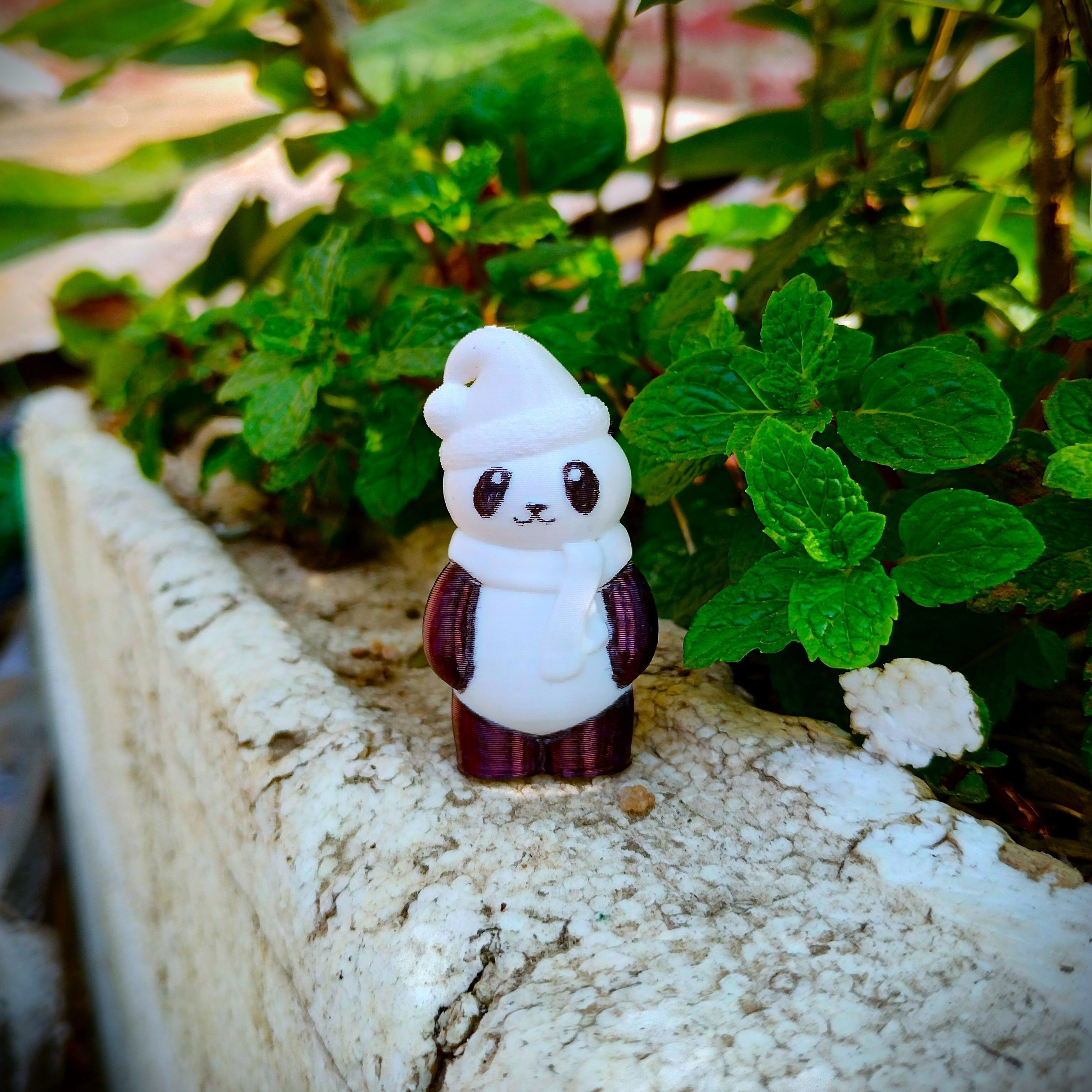 Christmas Special - Cute Panda 3D print model_1