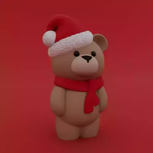 Christmas Special - Cute Teddy Bear 3D print model