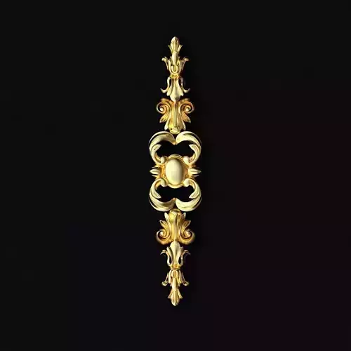 Central decor ornament for furniture