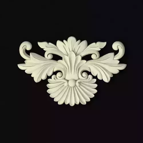 Central decor ornament for furniture