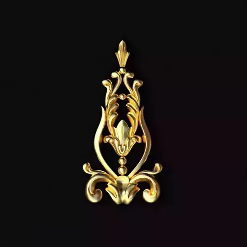 Central decor ornament for furniture