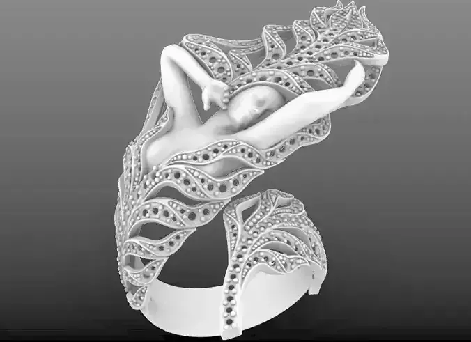 Female ring 3D print model