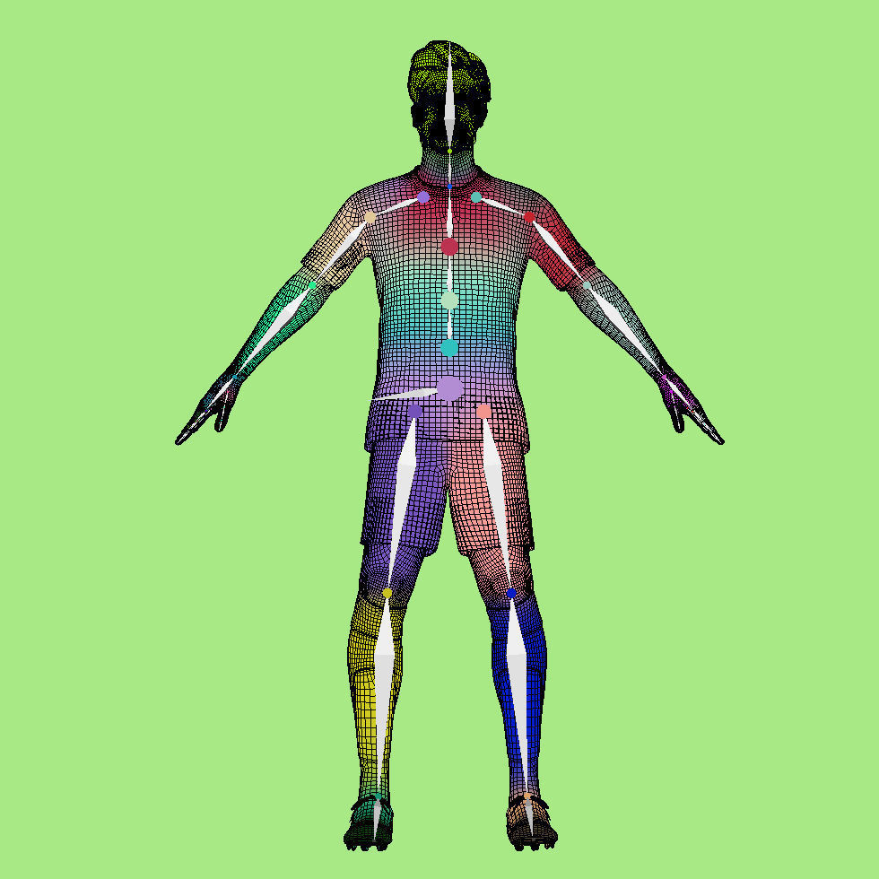 T-Pose Rigged Arda Guler Real Madrid 23-24 3D model_6