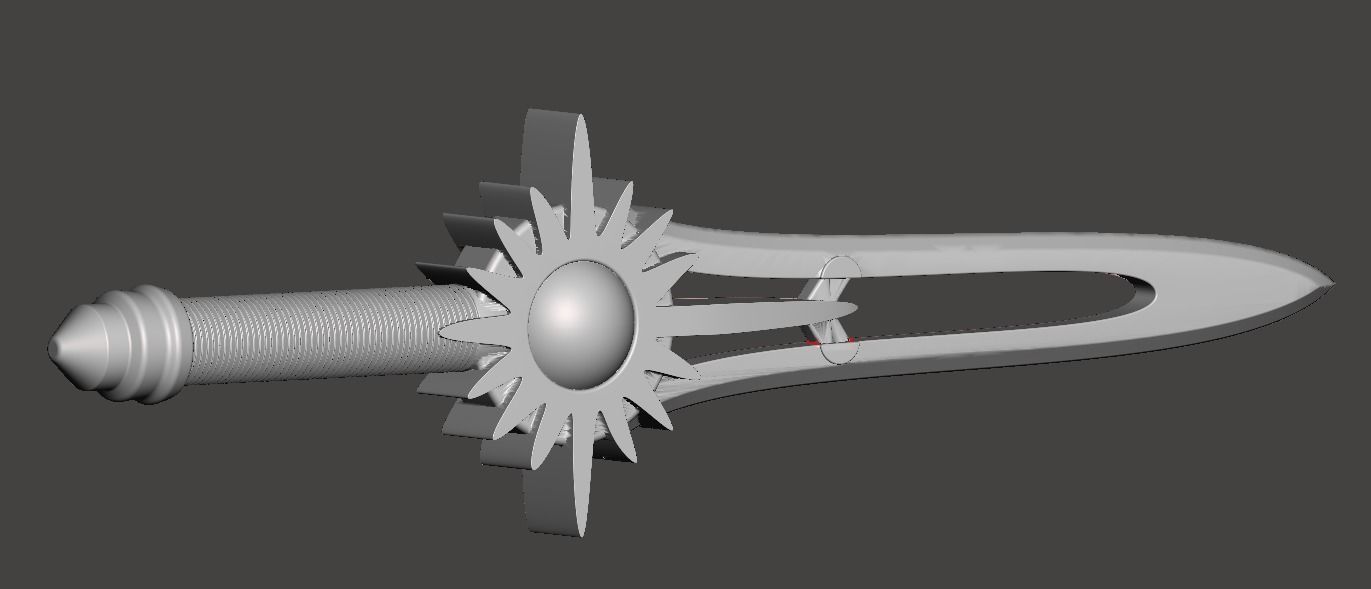 Power Rangers Wild Force Crystal Saber 3D print model_7