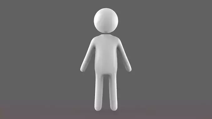 Simple Stick v0002 Low-poly 3D model