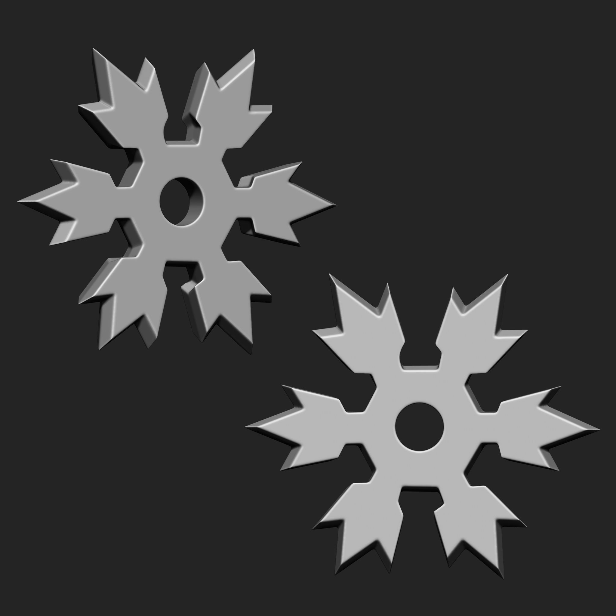 Ninja Weapon Collection IMM Brush Pack 16 in One Vol3 3D model_4