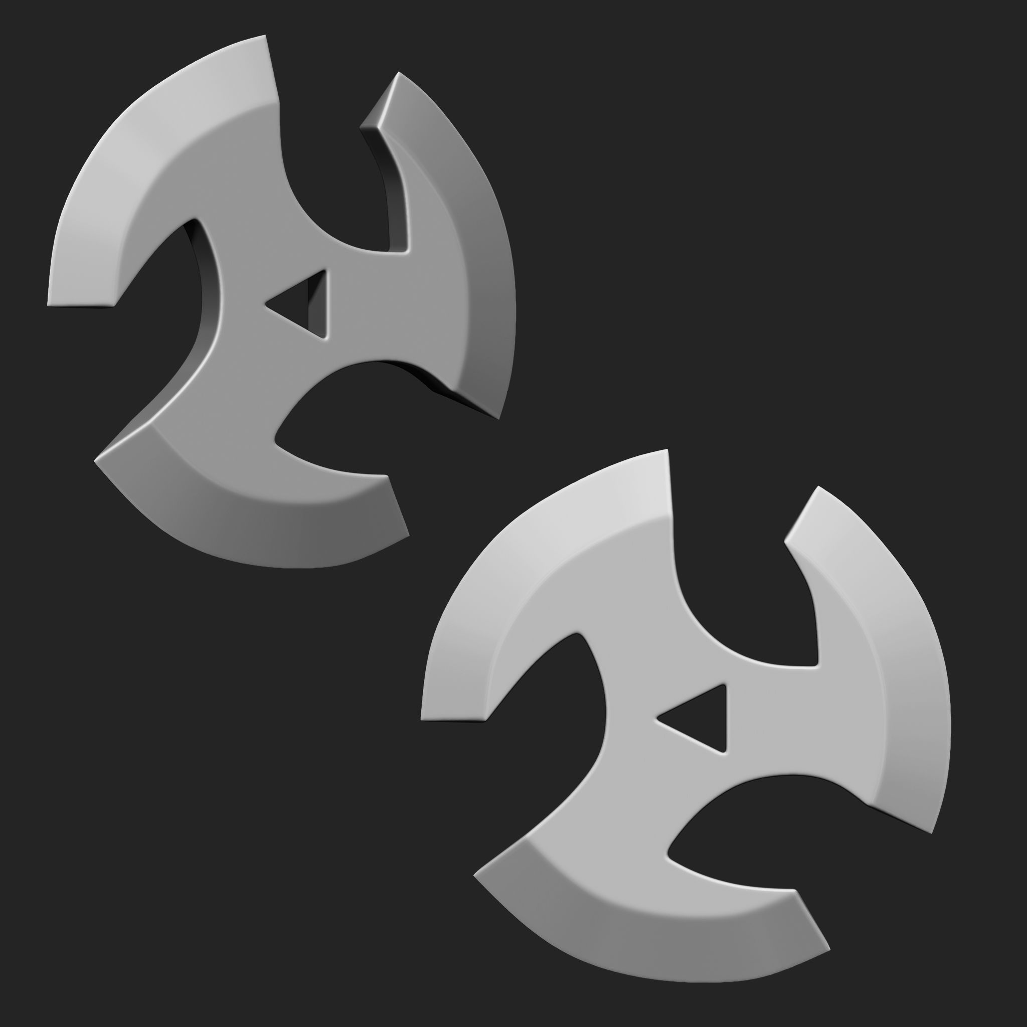 Ninja Weapon Collection IMM Brush Pack 16 in One Vol3 3D model_9