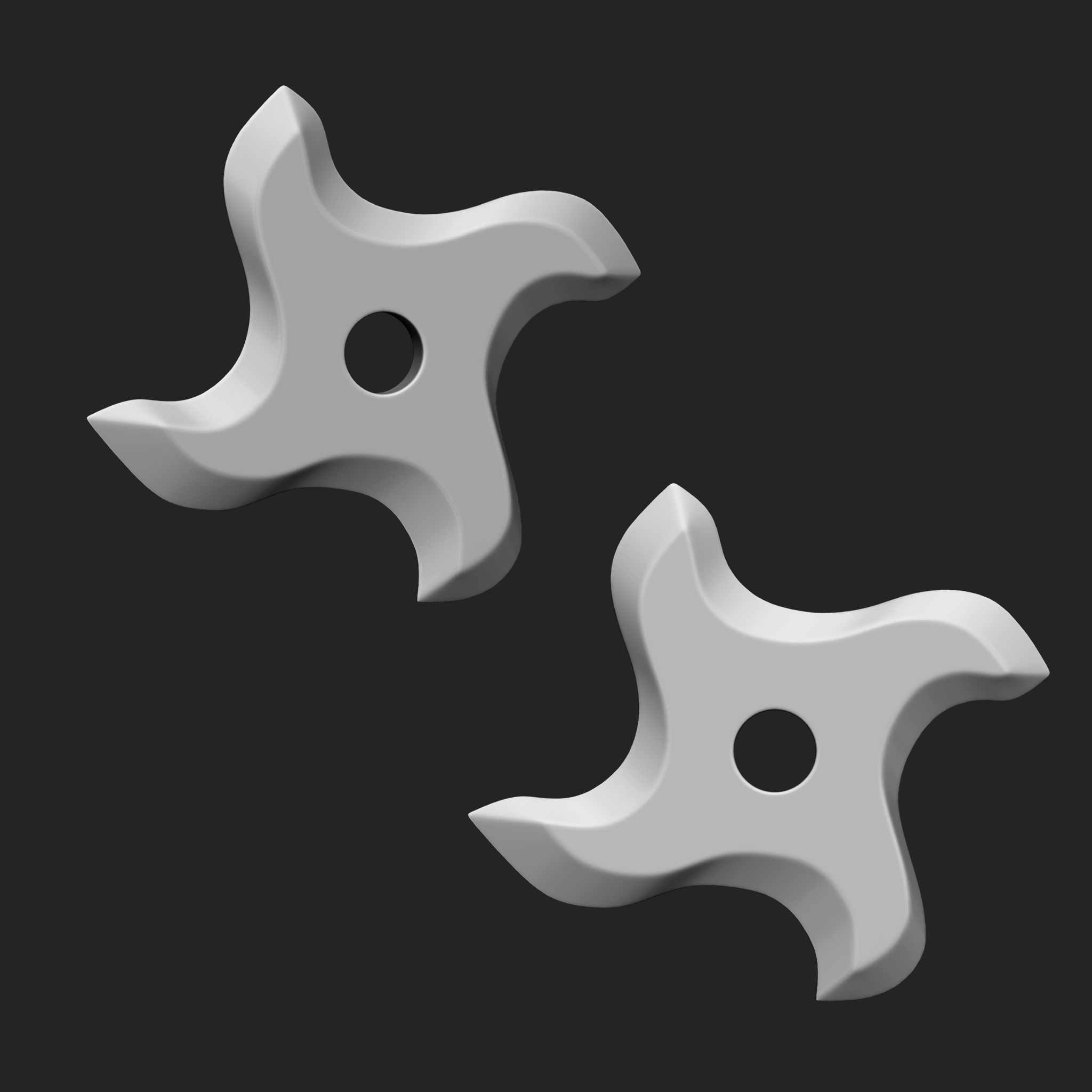 Ninja Weapon Collection IMM Brush Pack 16 in One Vol3 3D model_10