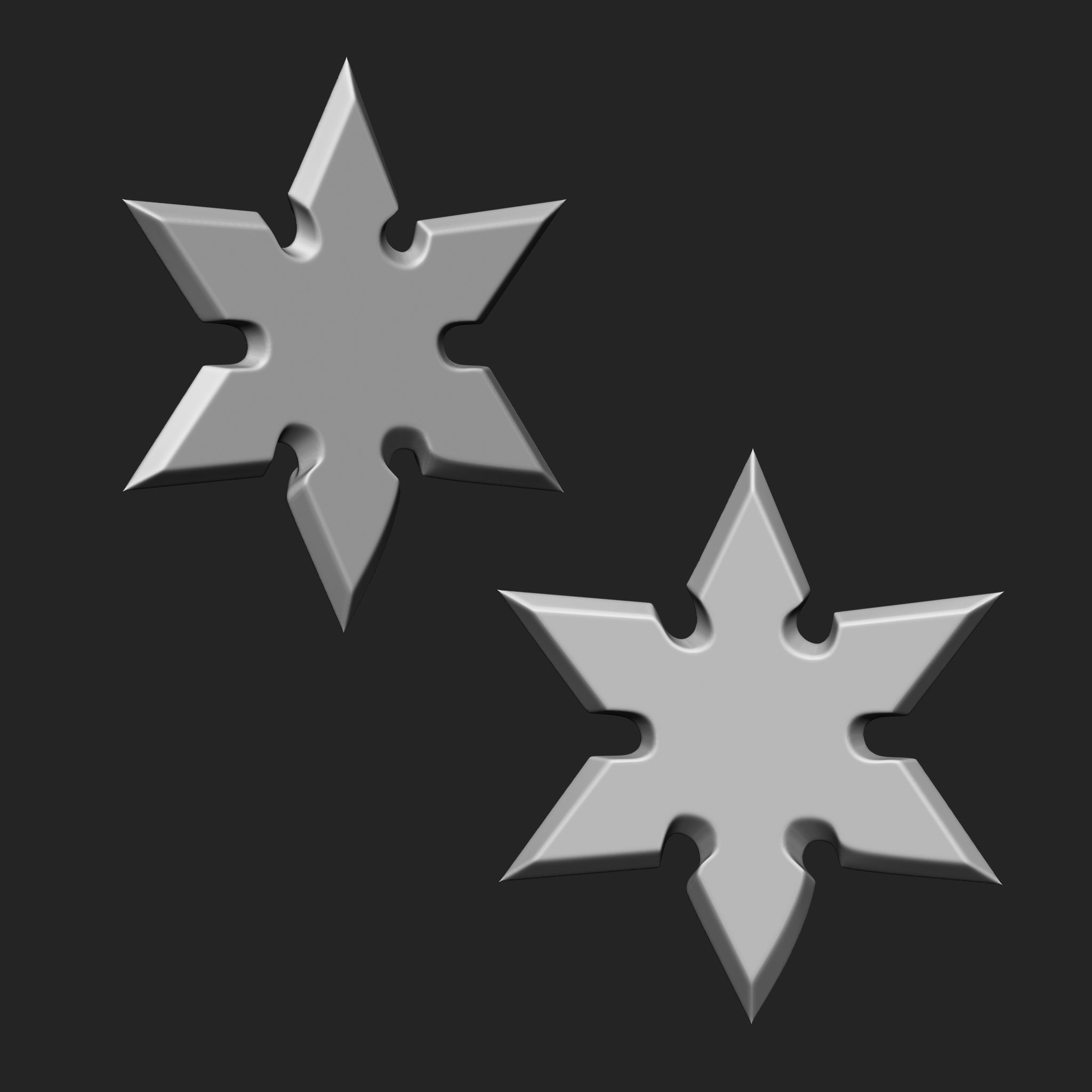 Ninja Weapon Collection IMM Brush Pack 16 in One Vol3 3D model_11