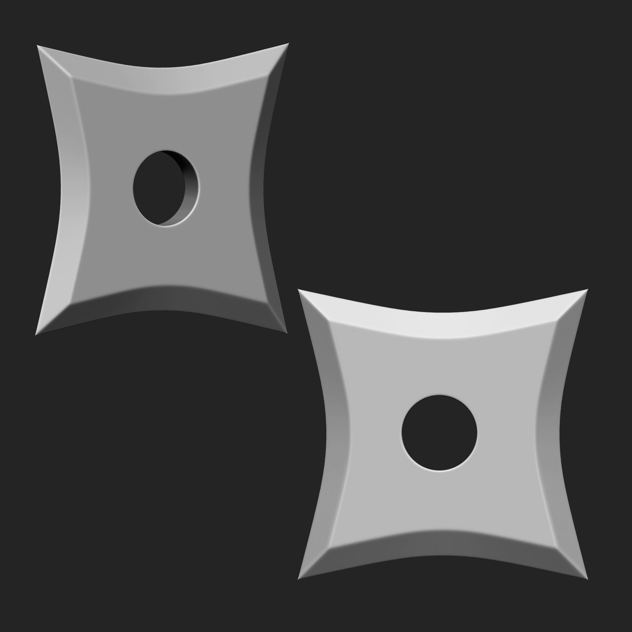 Ninja Weapon Collection IMM Brush Pack 16 in One Vol3 3D model_14