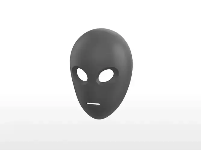 Mask002 Black Mask 3D model
