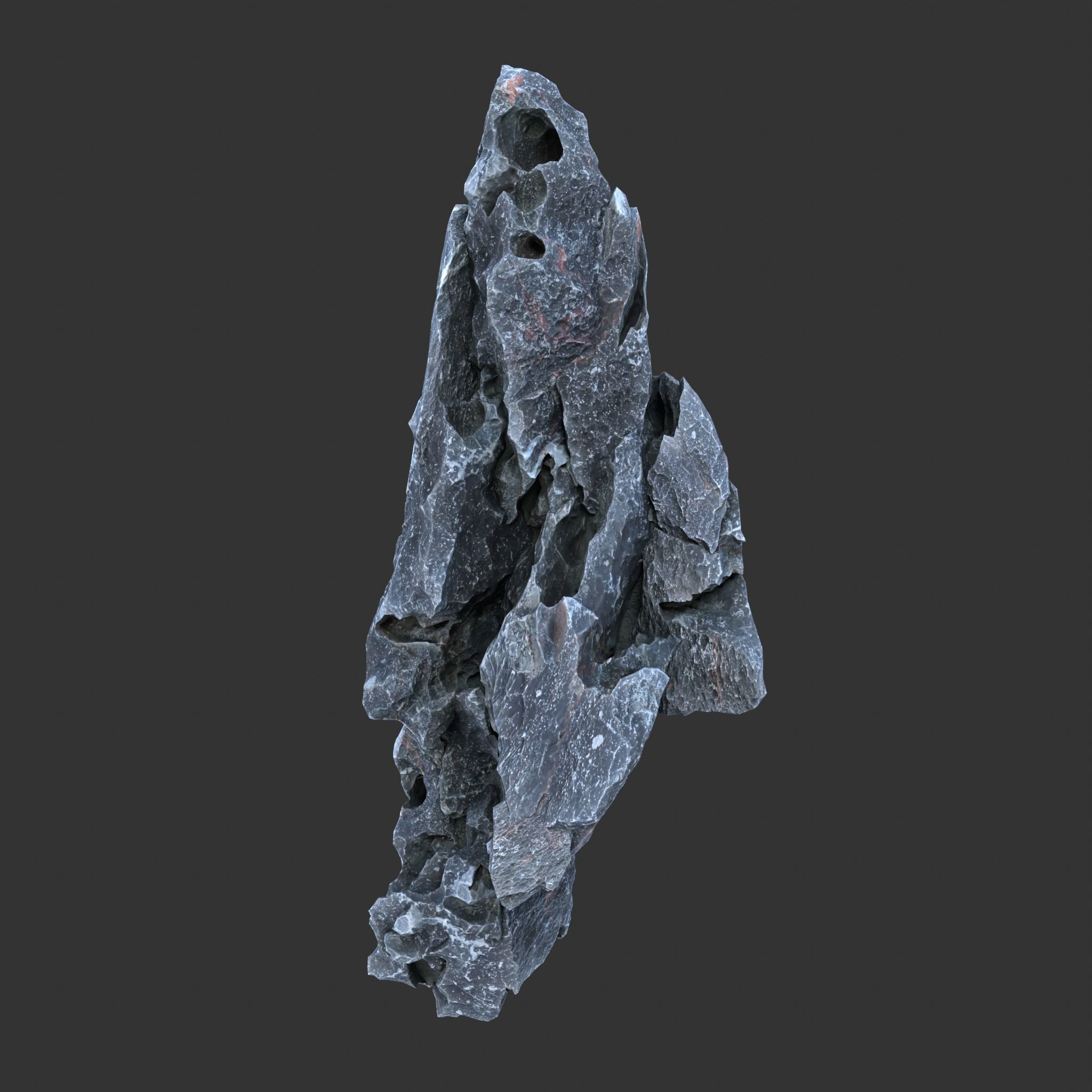 8 Low Poly Erosion Rocks - 231126 Low-poly 3D model_10