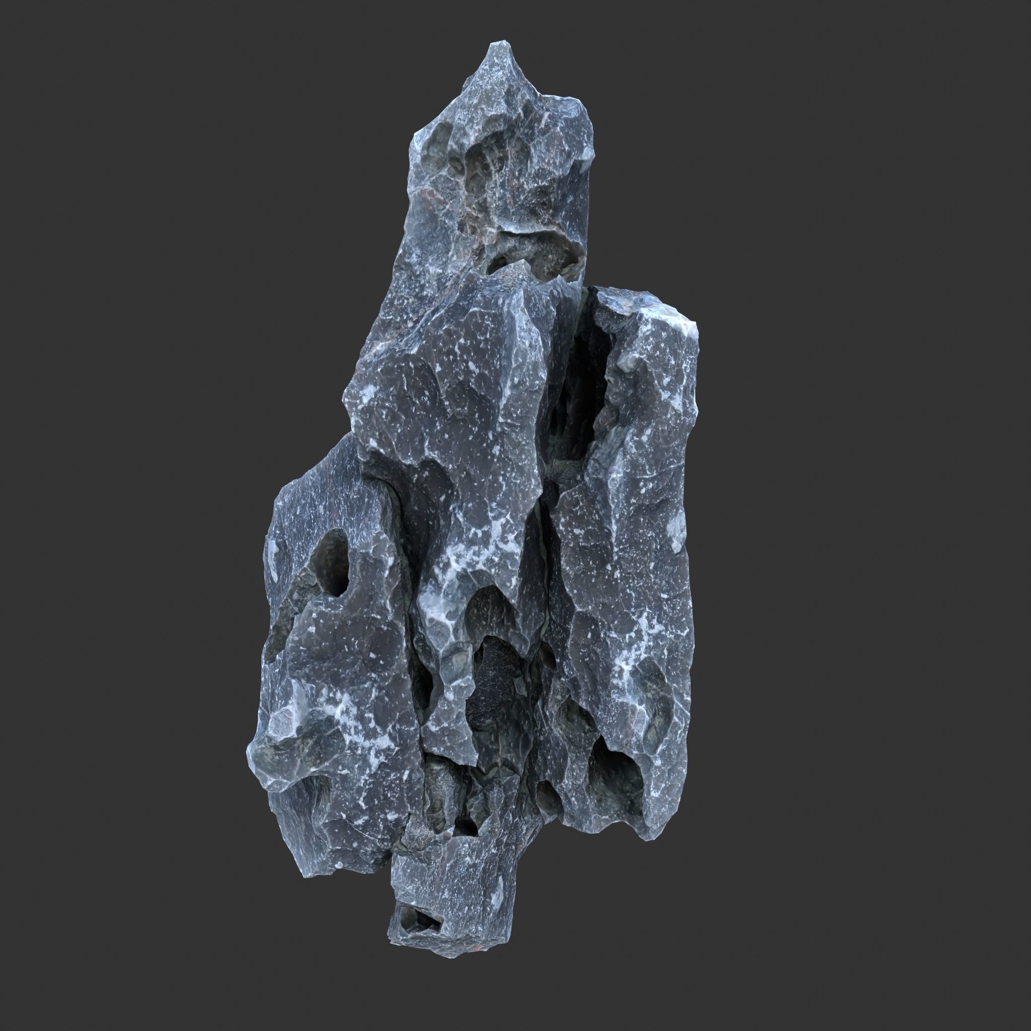 8 Low Poly Erosion Rocks - 231126 Low-poly 3D model_16