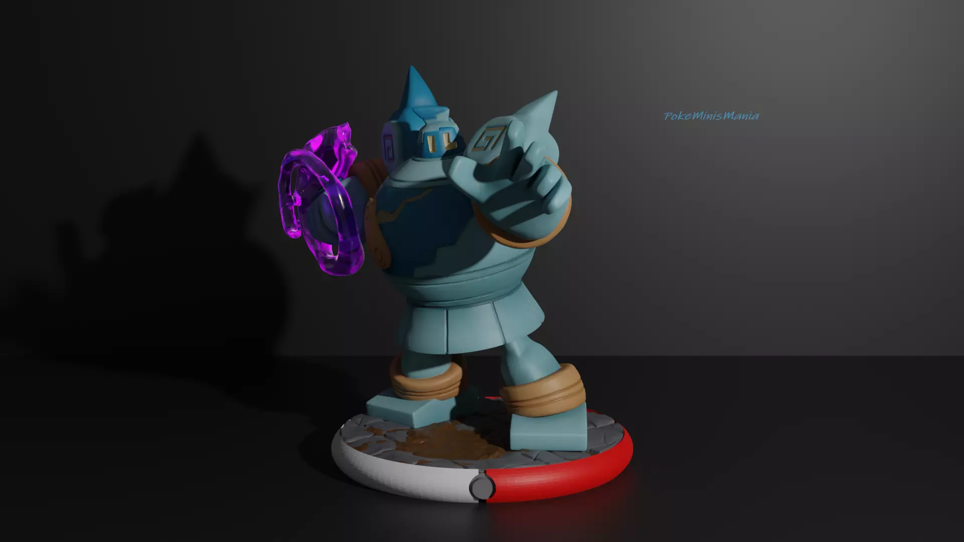 Golurk pokemon 3D print model 3D print model