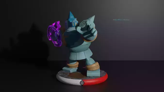 Golurk pokemon 3D print model