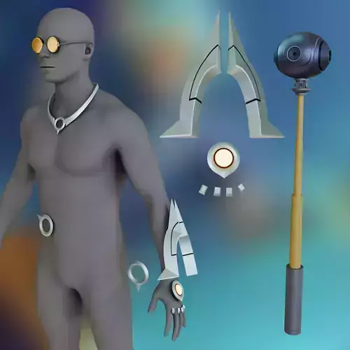 heartsteel ezreal COSPLAY LEAGUE OF LEGENDS LOL 3D print model