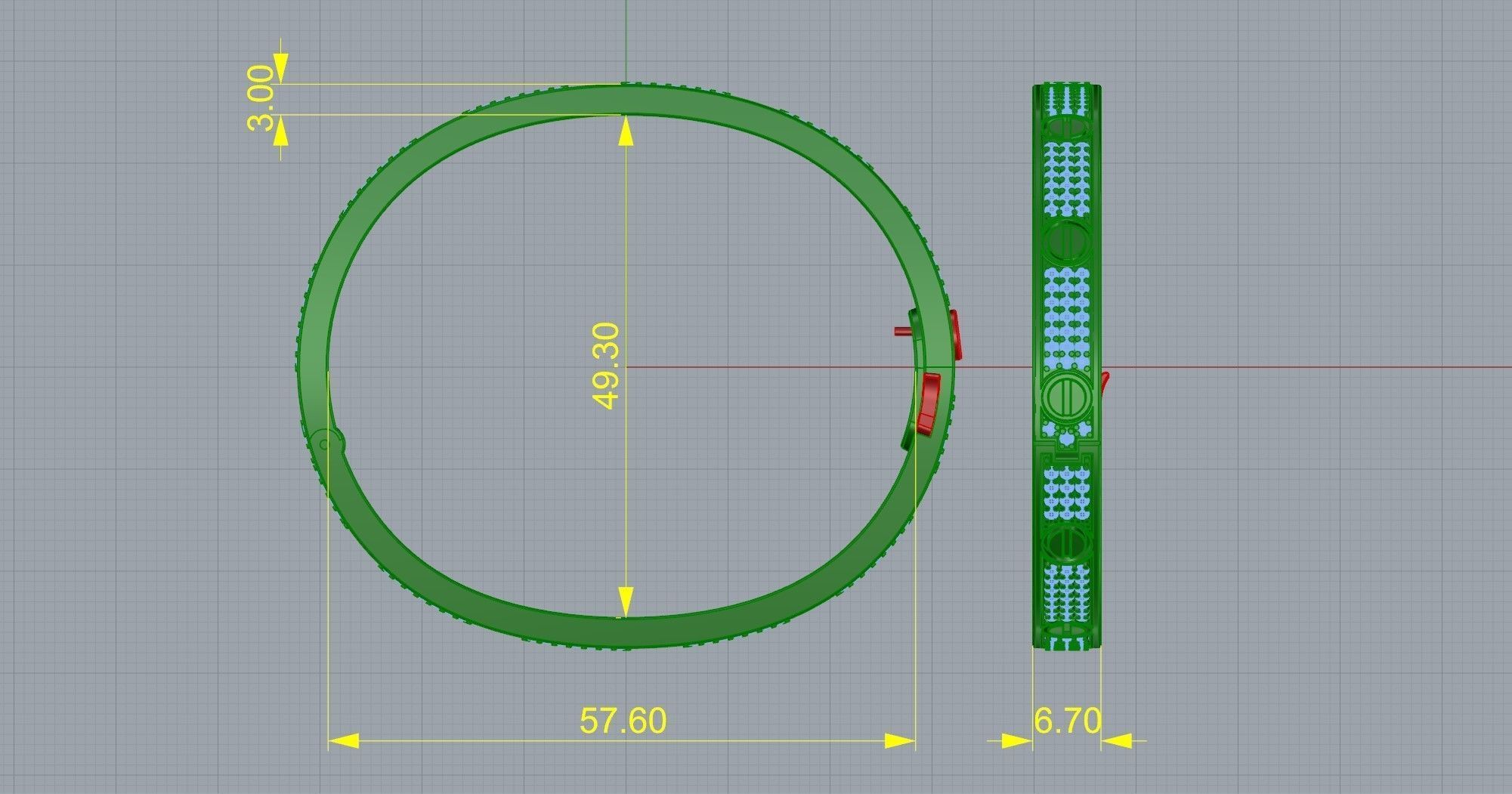Gold N1112 3D print model_9