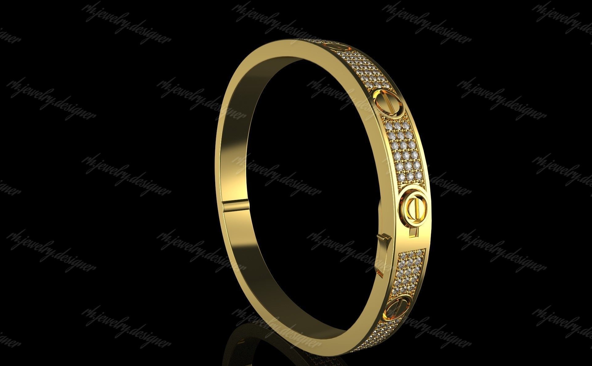 Gold N1112 3D print model_3