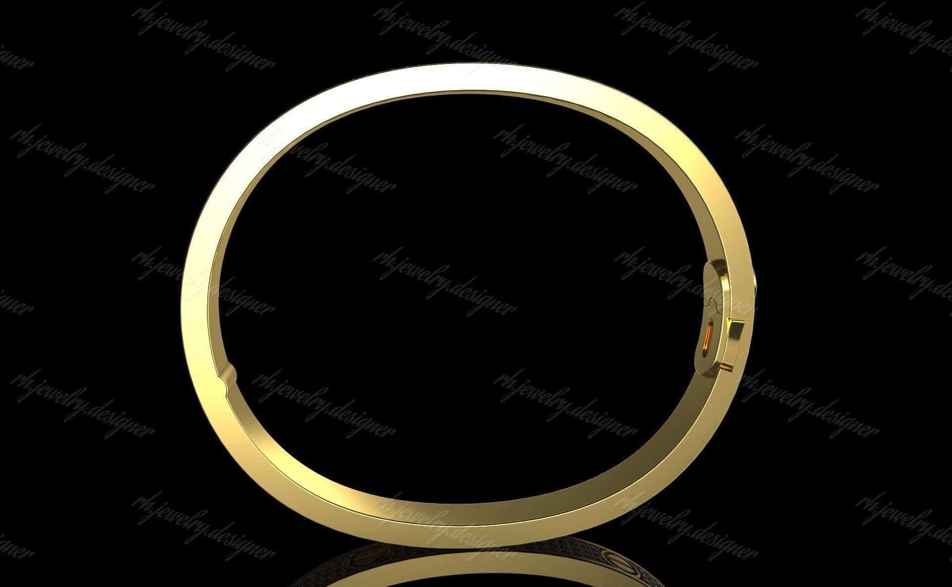 Gold N1112 3D print model_4