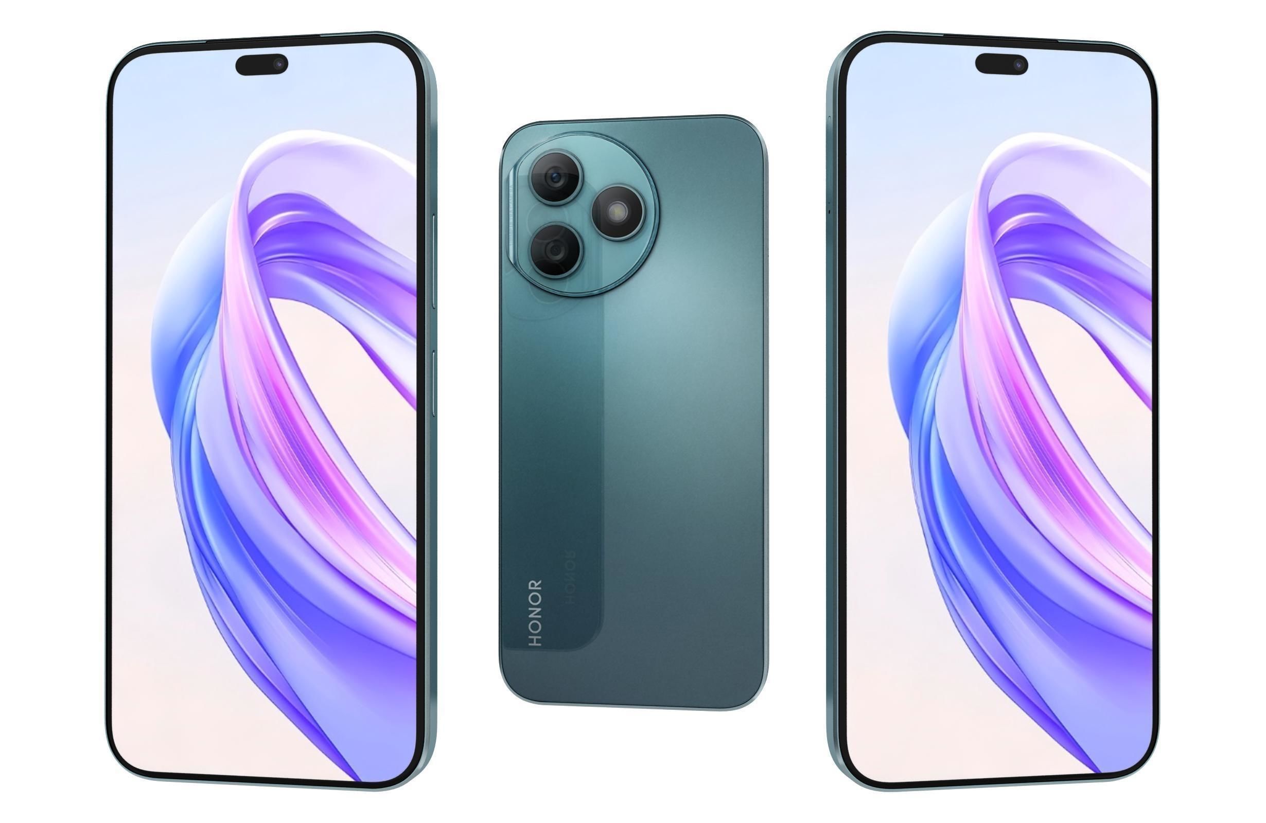 Honor X50i Plus All Colors 3D model_10