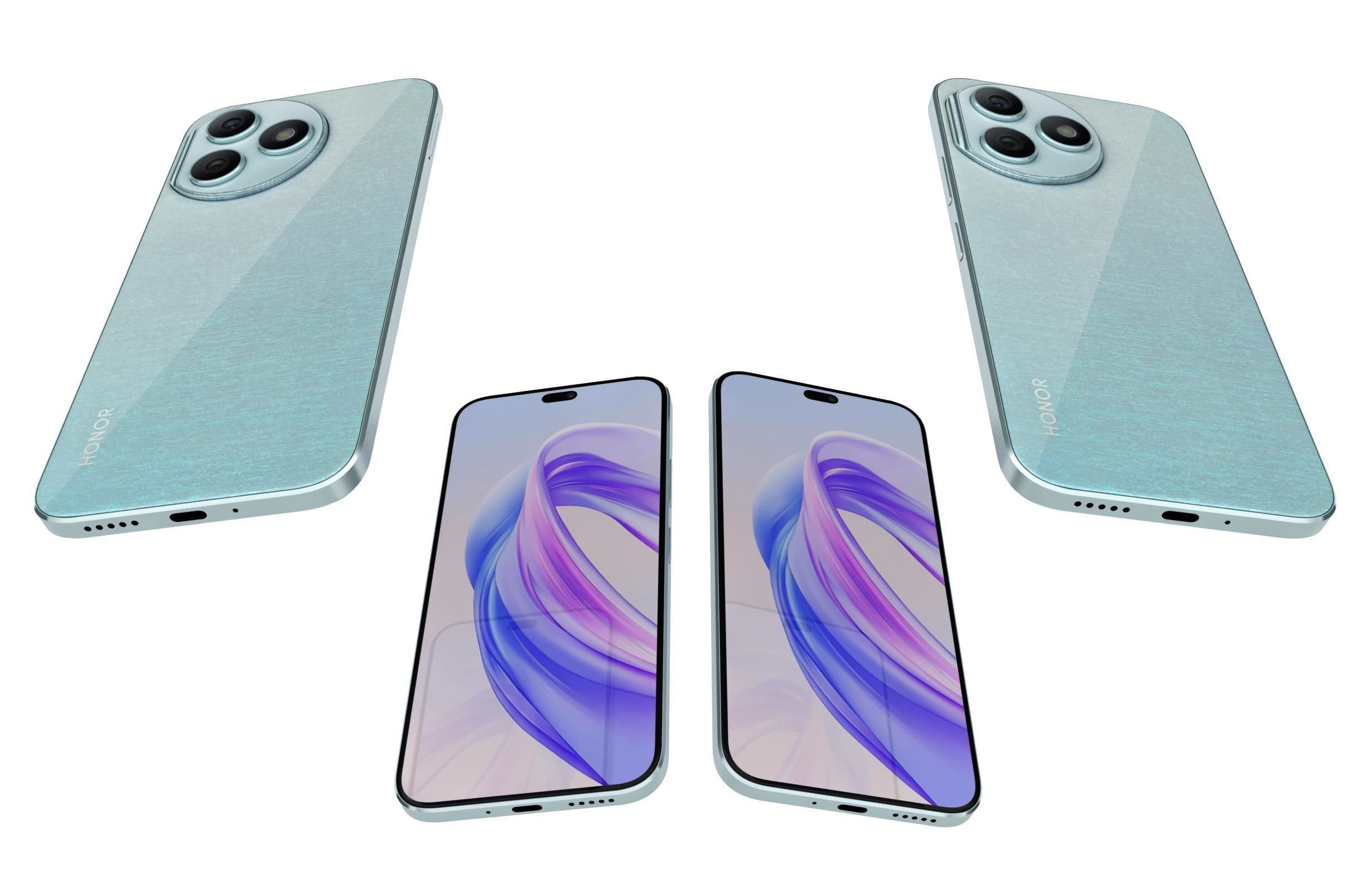 Honor X50i Plus All Colors 3D model_12