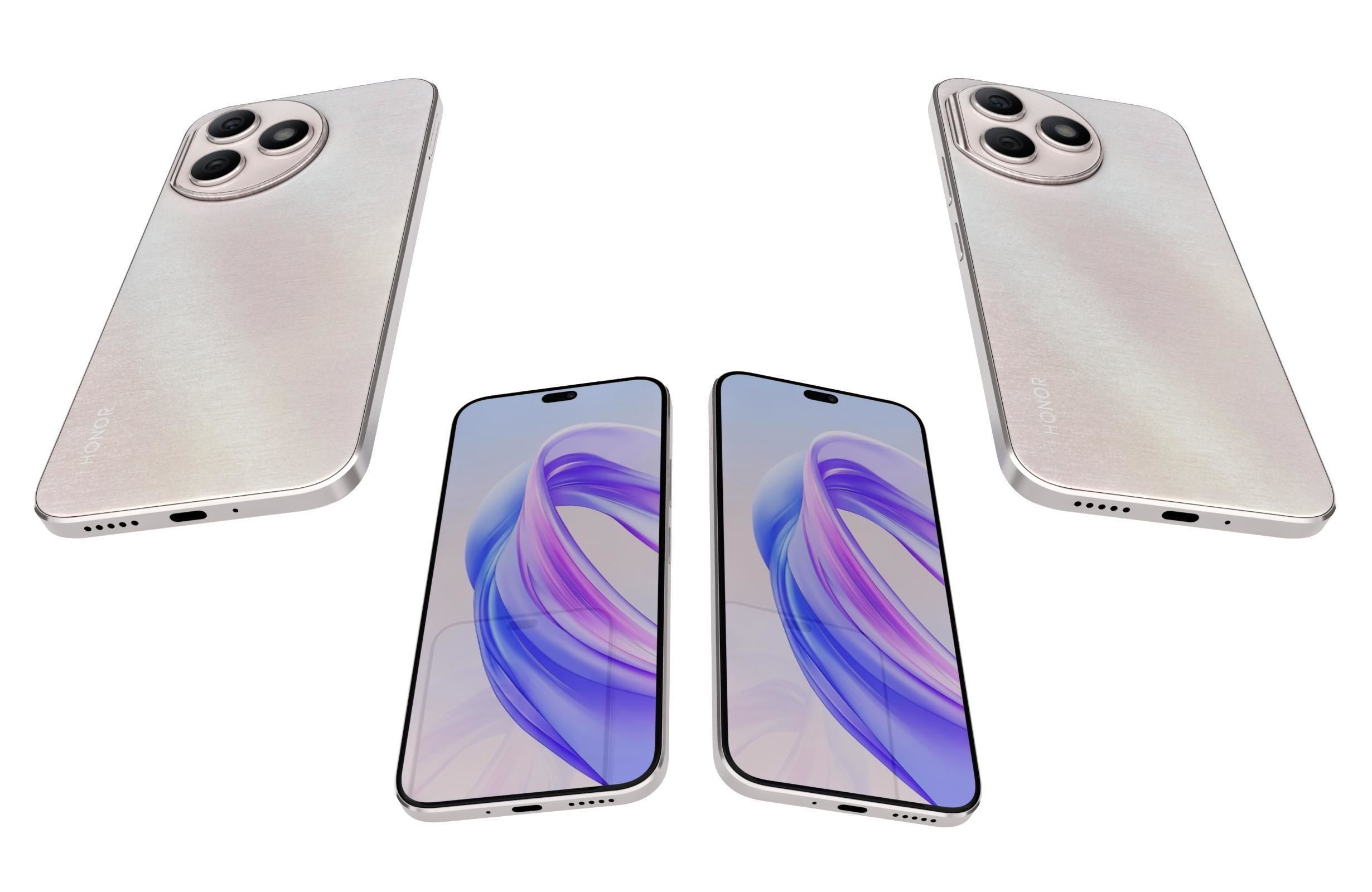 Honor X50i Plus All Colors 3D model_26