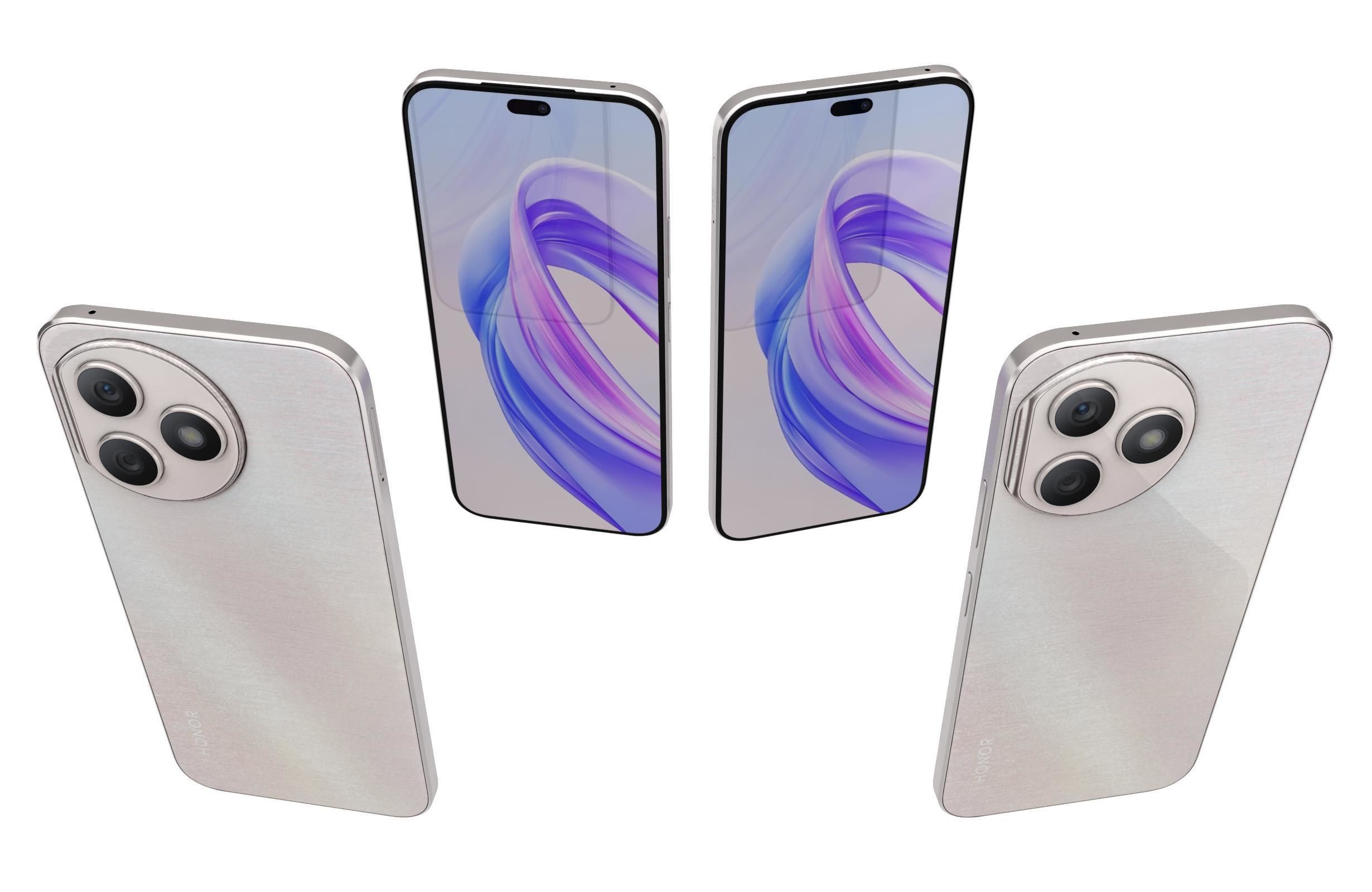 Honor X50i Plus All Colors 3D model_17