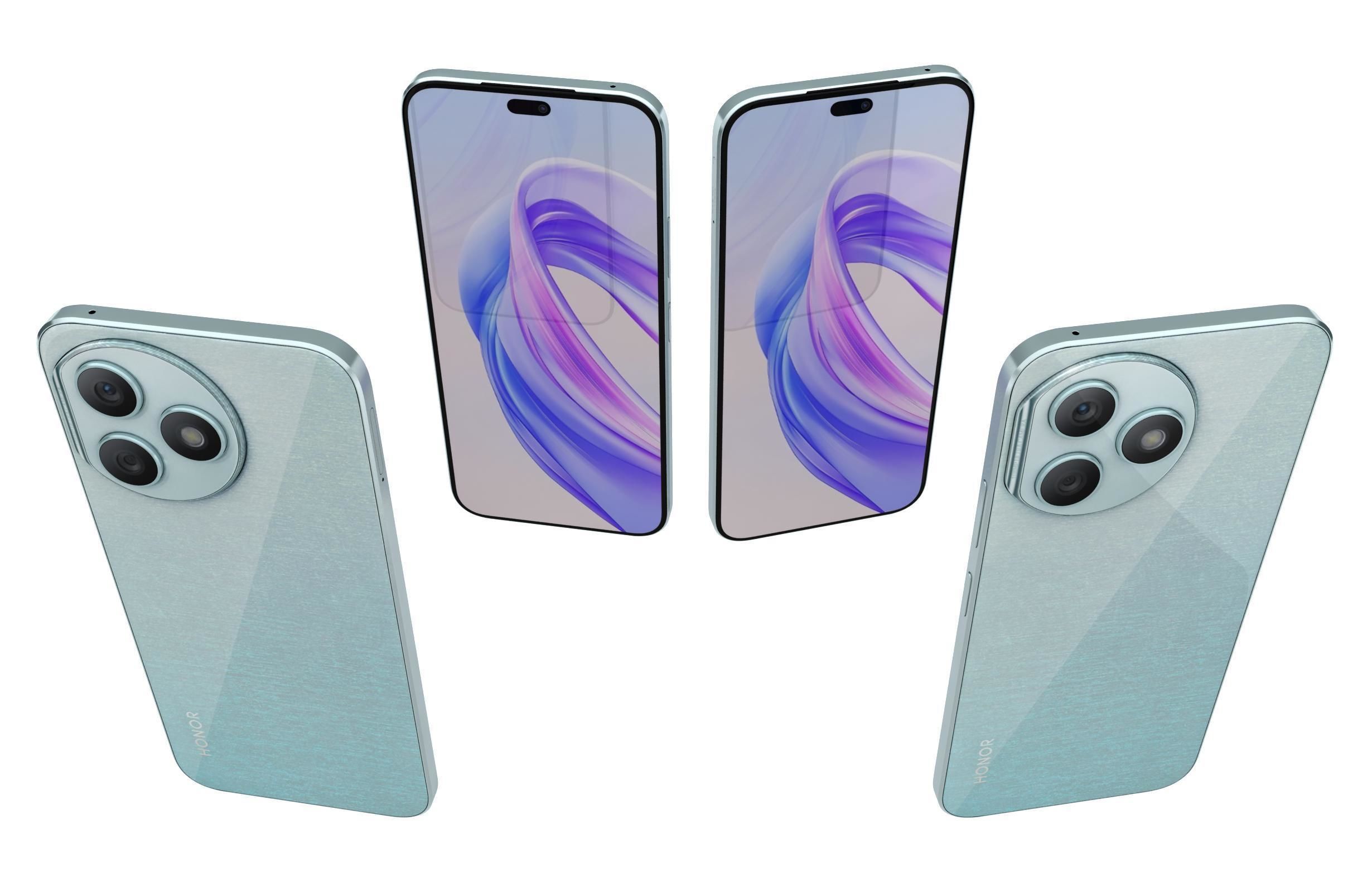 Honor X50i Plus All Colors 3D model_25