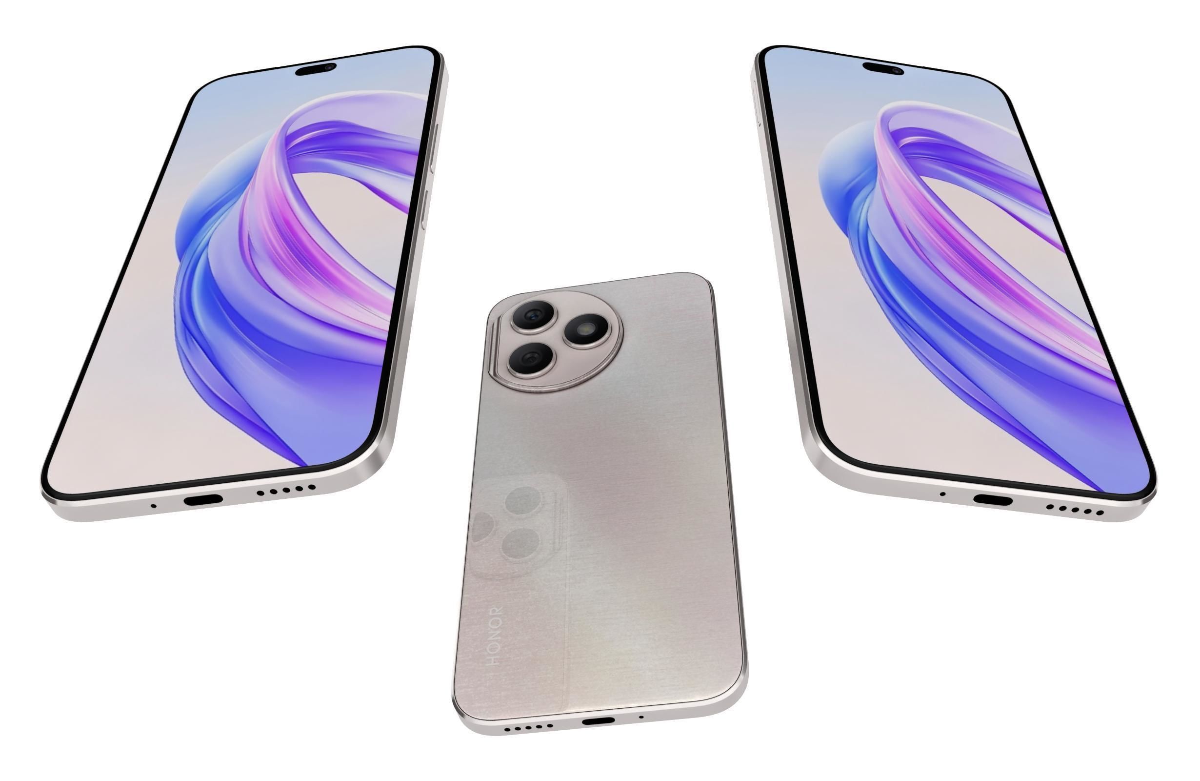 Honor X50i Plus All Colors 3D model_19