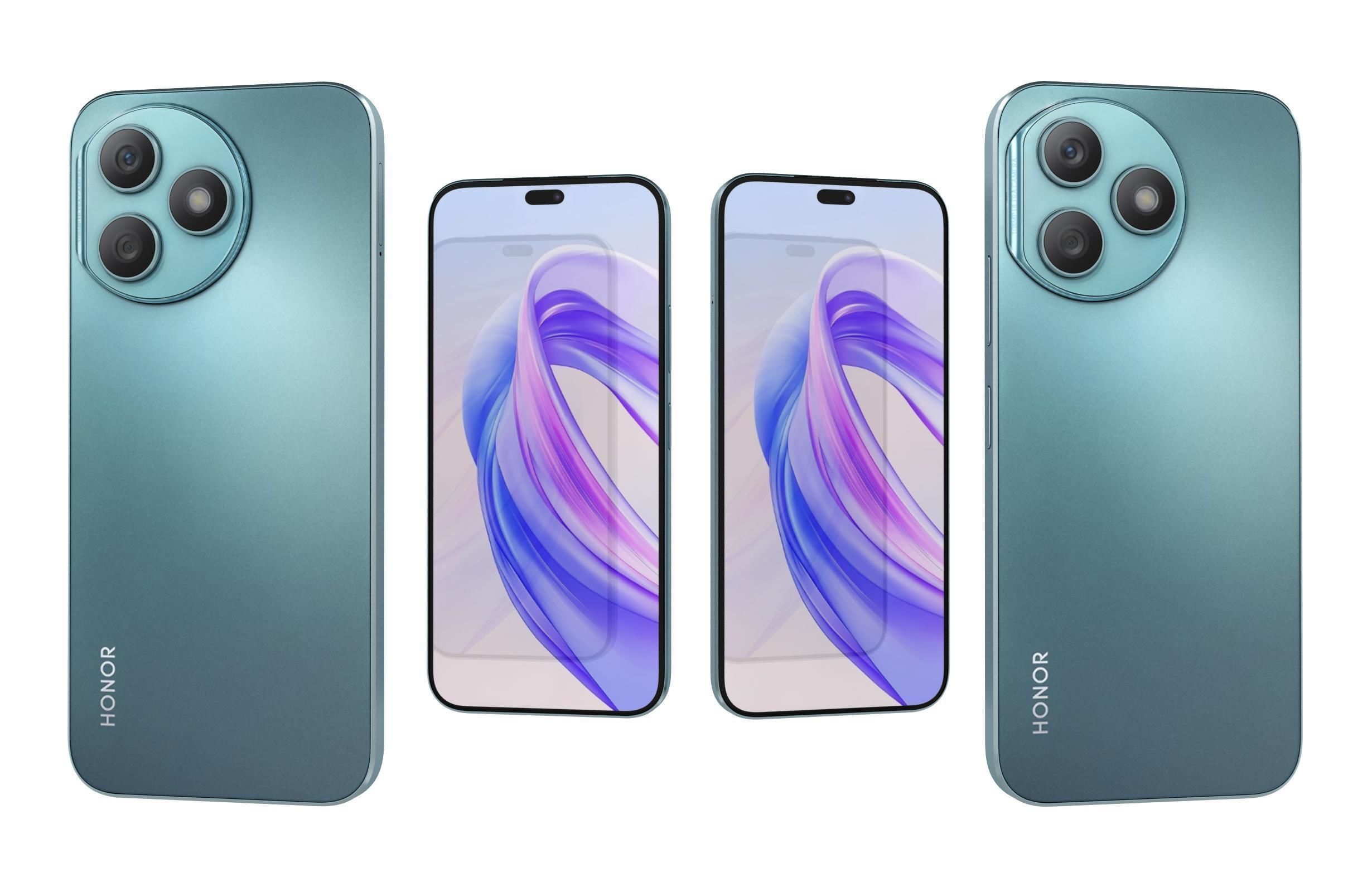 Honor X50i Plus All Colors 3D model_5