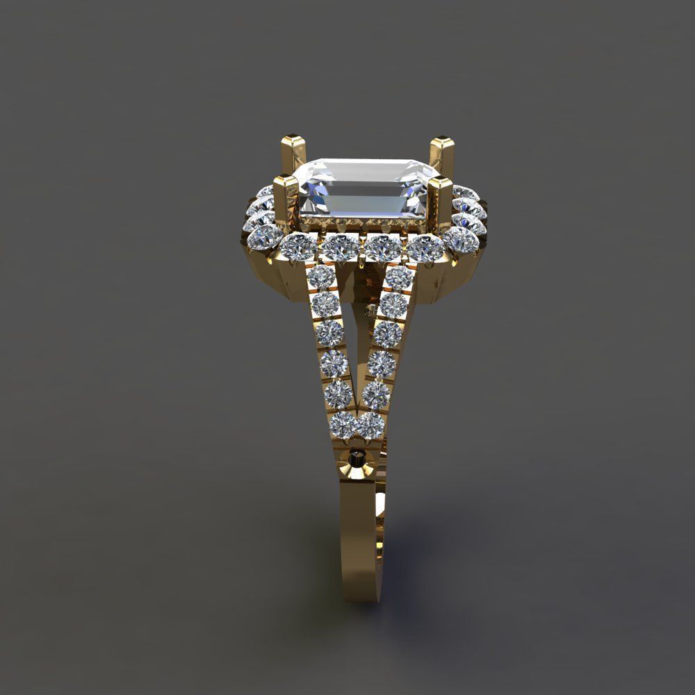 Jewellry ring 3D print model_1