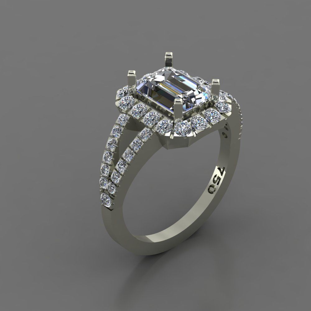 Jewellry ring 3D print model_5