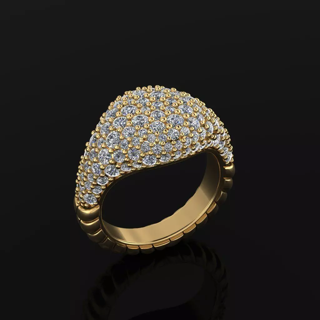 David Yurman Ring 3D print model_0
