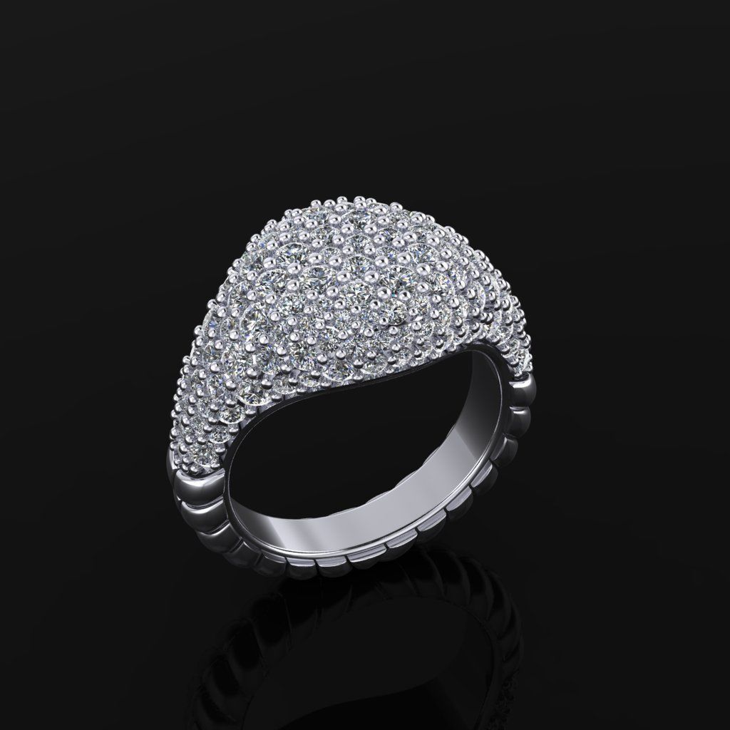 David Yurman Ring 3D print model_1