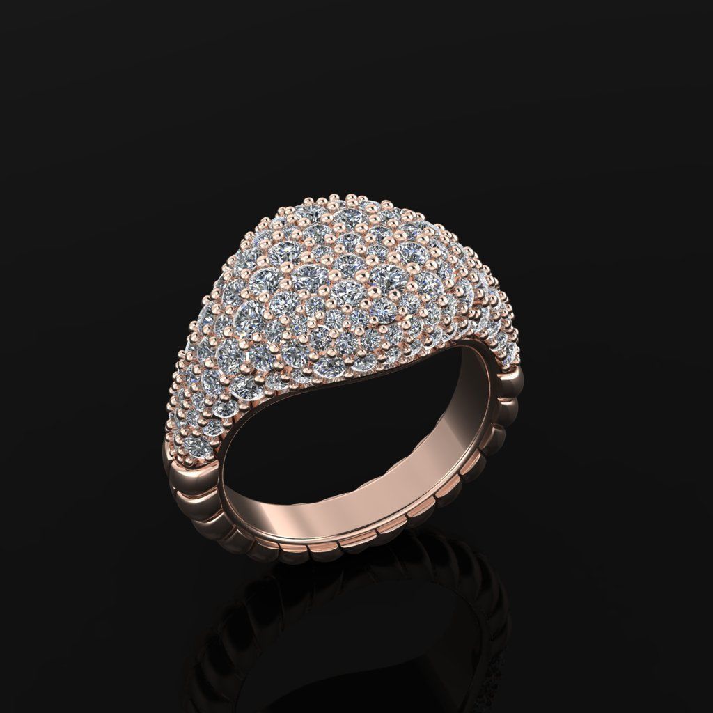 David Yurman Ring 3D print model_2