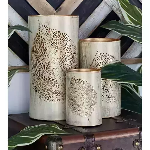 Piece Bohemian Iron Votive Set 3D model