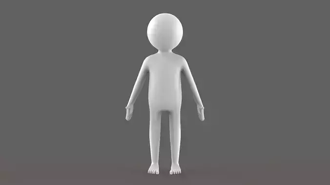 Simple Stick v0003 Low-poly 3D model