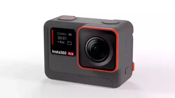 Insta360 ACE Low-poly 3D model