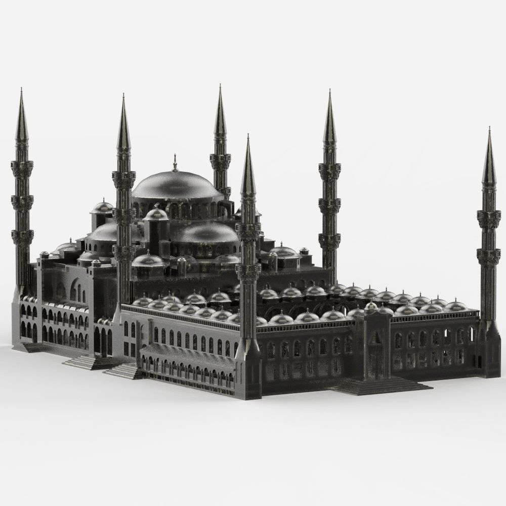 The Blue Mosque 3D print model_16