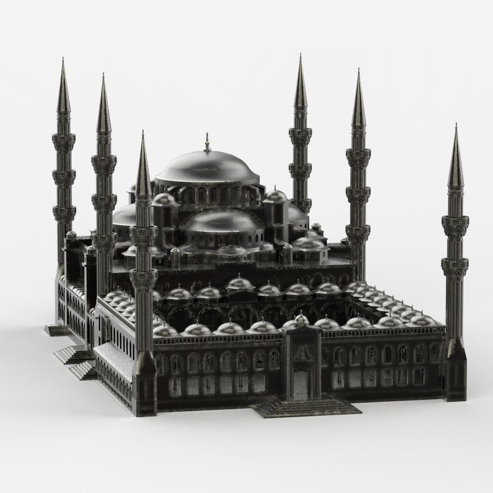 The Blue Mosque 3D print model_15