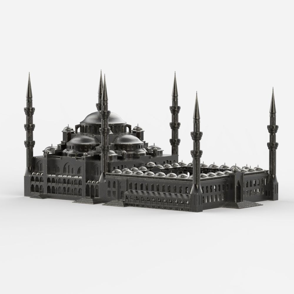 The Blue Mosque 3D print model_17